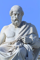 Wall Mural -  Greek Philosopher Plato statue 