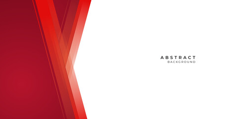Wall Mural - minimalist red maroon and white gradient abstract background vector design for banner, presentation,