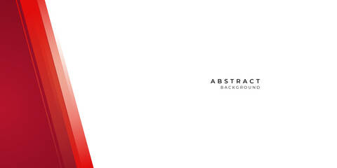 Wall Mural - minimalist red maroon and white gradient abstract background vector design for banner, presentation,