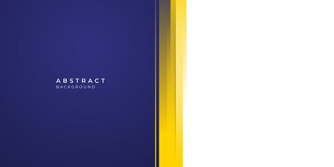 yellow gradient blue box rectangle abstract background vector presentation design