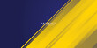 © Roisa - Blue background with orange and yellow color composition in abstract. Abstract backgrounds with a combination of lines and circle dots can be used for your ad banners, Sale banner template, and More.