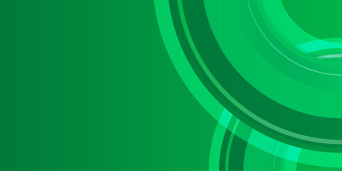 Modern simple green presentation background with circle pattern texture