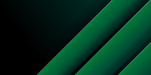 Abstract Luxury Dark Green Overlap Layer With Shiny Green Line