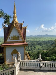 Canvas Print - Temple Phnom Sampeau à Battambang, Cambodge