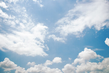 blue sky with clouds