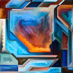 Wall Mural - Canvas Division in Art