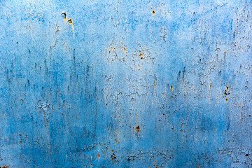 Blue metal floor plate texture and background seamless