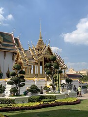 Canvas Print - Jardin du palais royal à Bangkok, Thaïlande