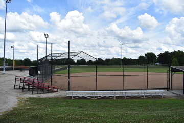 Wall Mural - Softball Field