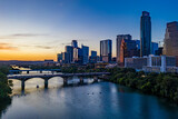 Fototapeta  - Austin Texas Downtown Aerial
