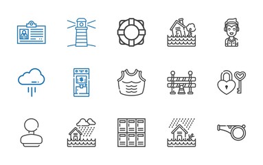 Sticker - security icons set