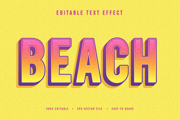 Wall Mural - decorative beach Font and Alphabet vector