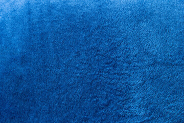 Lovely blue velvet texture as background.