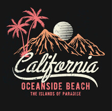 California Vector Illustration For T-shirt And Other Uses