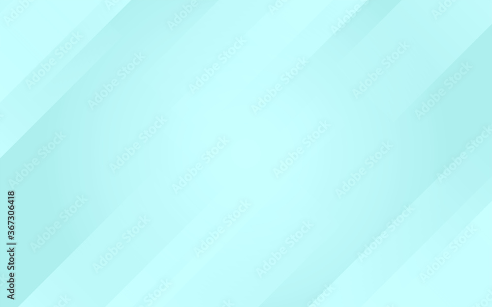 Fotomural シンプルなターコイズブルーの抽象 斜めのグラデーションライン 背景素材 ベクター素材 Ref