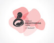 Concept of World Breast feeding Week observed in first week of August Month
