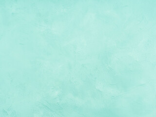 Turquoise textured painted concrete background