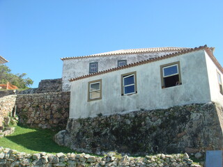 Wall Mural - old house in the village