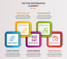 Poster - modern design template for infographics