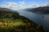Fototapeta Tęcza - The View from Cape Horn in the Columbia Gorge, Washington, taken in Autumn