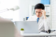 © ryanking999 - businessman has headache in office