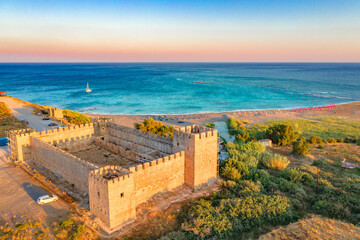 Castle at Frangokastello beach, Crete, Greece