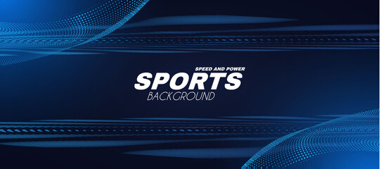 Wall Mural - abstract sport background with motion elements. light dynamic effect.