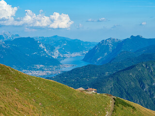 View of Lake Como from Tremezzo mountain