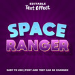 © astungkarastudio - Space Ranger Game Logo Editable Text Effect Style