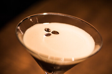 Espresso martini cocktail