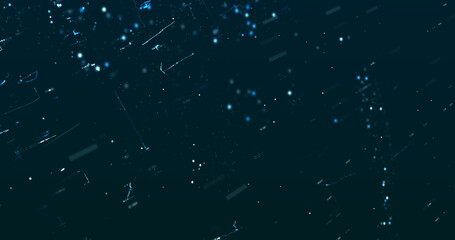 Wall Mural - abstract digital network data background, 3d rendering illustration