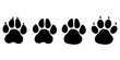 Paw print cat, dog, puppy pet . Flat style - stock vector.