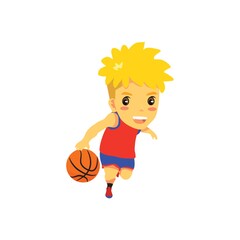 Poster - basket ball player in action