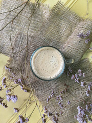 cappuccino in a cup