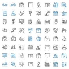 Sticker - meeting icons set