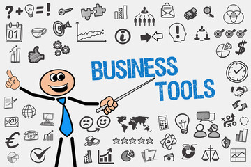 Wall Mural - Business Tools 