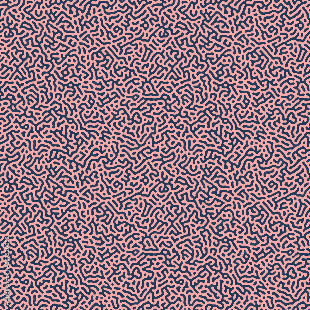 Abstract vector reaction - diffusion or turing pattern on pink color ...