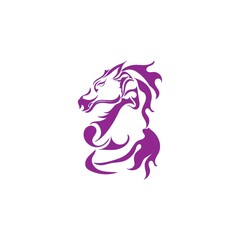 Wall Mural - abstract horse icon