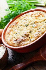 Canvas Print - Vegetable casserole with cabbage