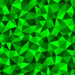 Canvas Print - abstract multicolor emerald green background. vector polygonal design