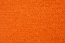 Old Book Cover Paper Texture Blank Background. Orange Color Vintage Pattern Empty Canvas. Copy Space.