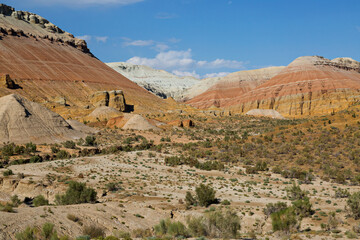 Wall Mural - Geological formations in the Aktau Mountains, Kazakhstan