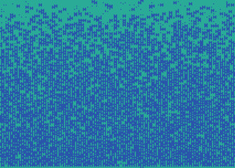 Jungle Green color Abstract Rounded Color Lines halftone transition background illustration