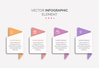 Poster - modern infographic template