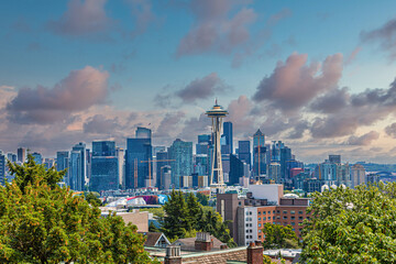 Fototapete - Seattle From Kerry Park on a Summer Day