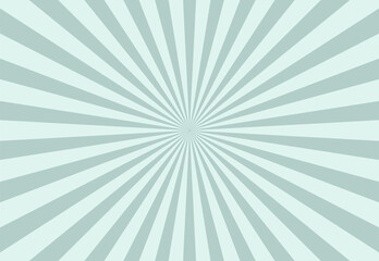 Poster - Sunburst background, white and blue colors.