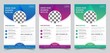 poster flyer pamphlet brochure design layout space for photo background, three gradient color, Creative Layout , illustration template in A4 size