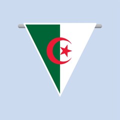 Canvas Print - algerian flag