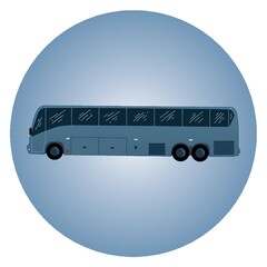 Poster - travel bus