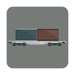 Poster - freight containers